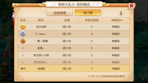 排兵布阵《梦幻西游》手游五一活动宠物大乱斗欢乐进行中